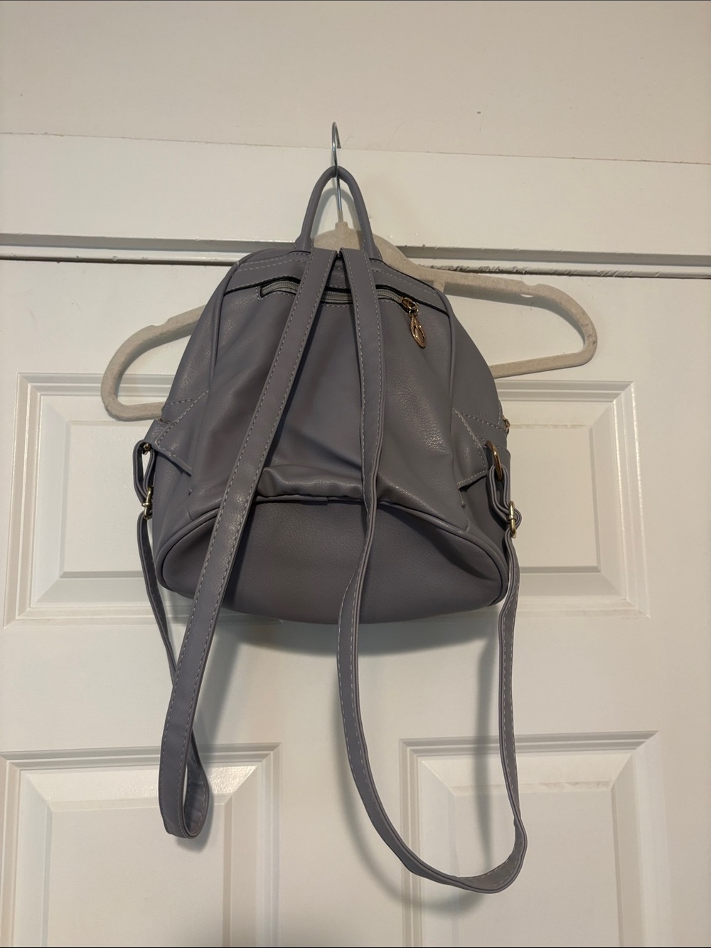 Quilted Mini Backpack - Gray - Picture 2 of 4